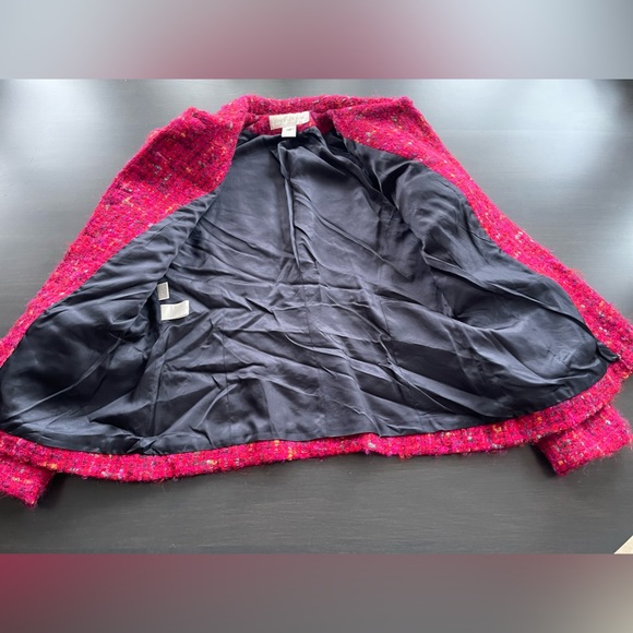 💕Beautiful Jones NY wool & mohair women’s blazer size 8. The color is GORGEOUS! - Picture 3 of 4